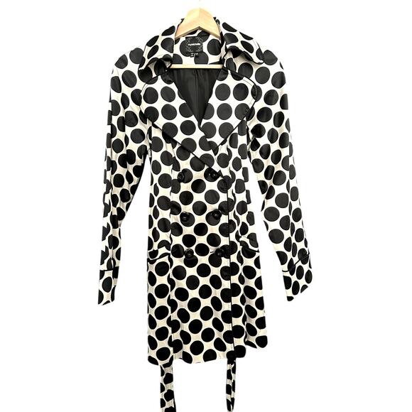 Polka Dot Trench Coat - Picture 1 of 4
